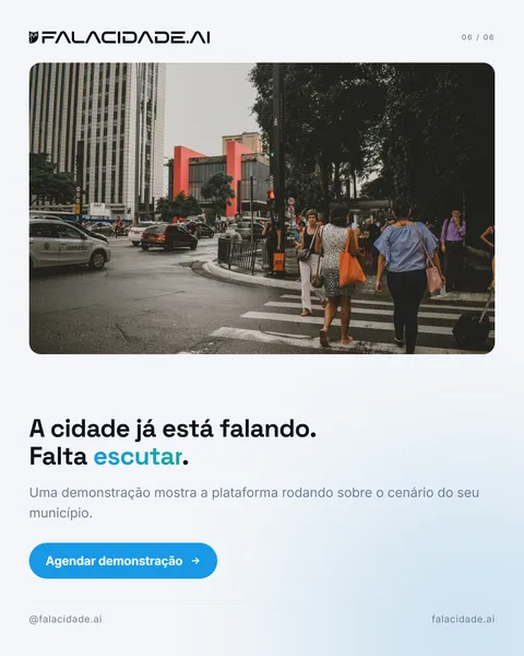 Slide 6 — A prefeitura não tem falta de informação