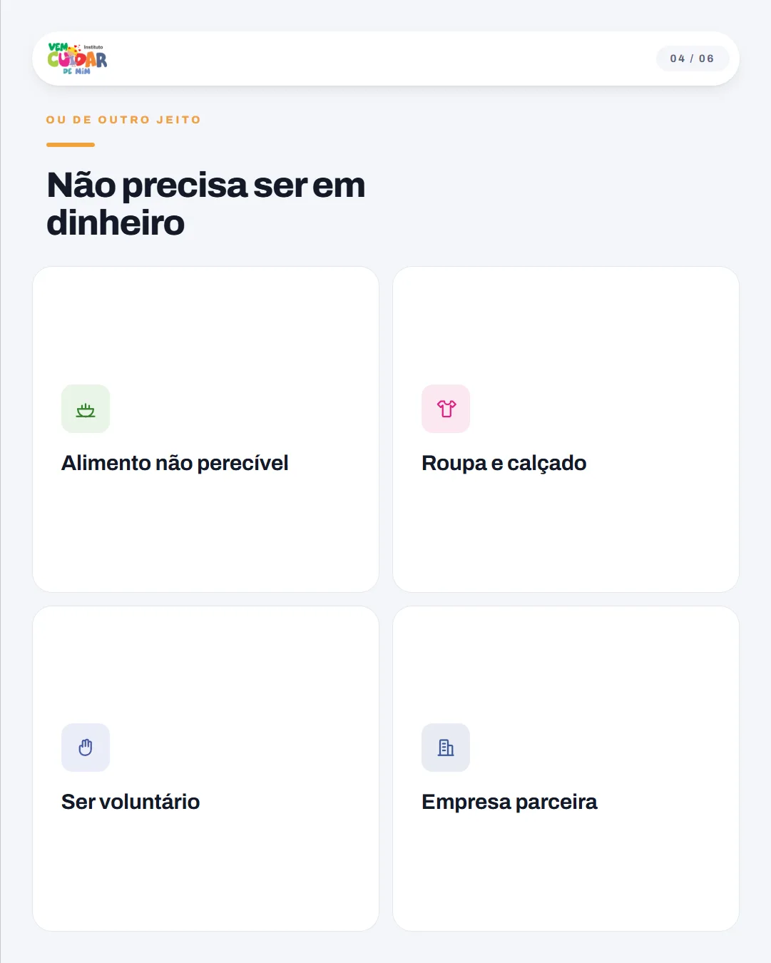 Slide 4 — Como ajudar