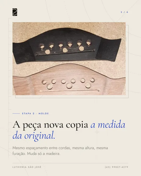 Slide 3 — Cavalete novo num Taylor GS Mini