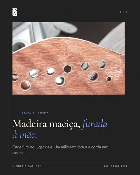 Slide 4 — Cavalete novo num Taylor GS Mini