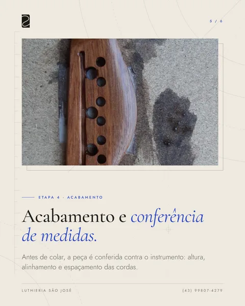 Slide 5 — Cavalete novo num Taylor GS Mini