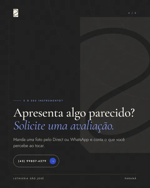 Slide 6 — Cavalete novo num Taylor GS Mini
