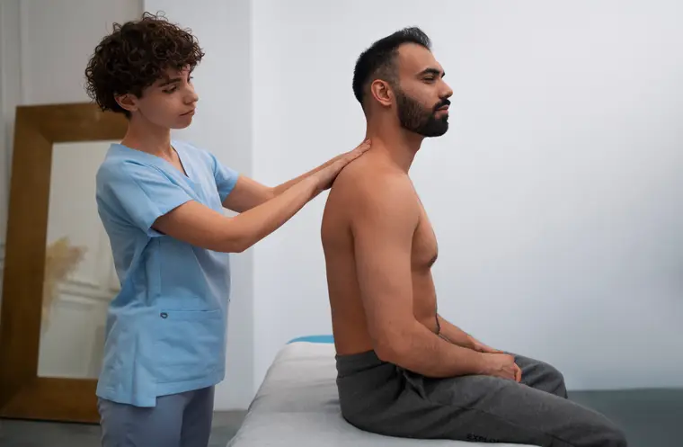 Massagem para alívio de estresse
